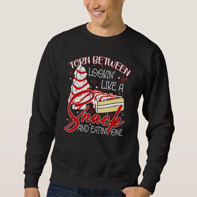 Moletom Torn Between Looking Like A Snack Or Eating One Ch (Frente)