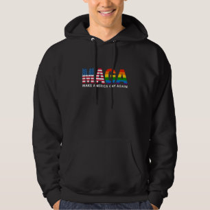 Moletom Torne a América Gay Novamente Orgulho Gay 2025 LGB