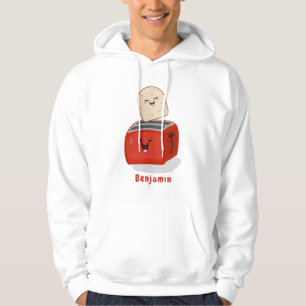 Moletom Torrada kawaii fofa e cartoon de torradeira vermel