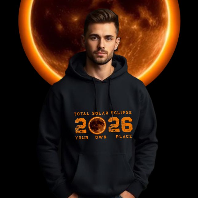 Moletom Total Solar Eclipse 2026 (Total Solar Eclipse 2026 Hoodie)