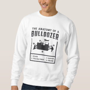 Moletom Trabalhador De Construção A Anatomia De Um Bulldoz