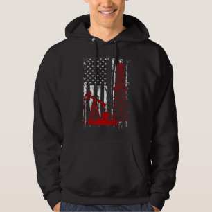 Moletom Trabalhador de Petróleo Americano Orgulhoso Homem