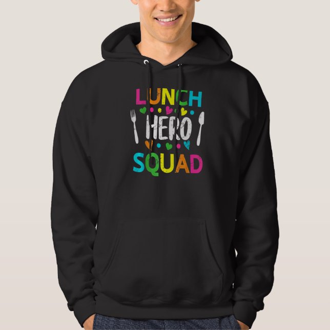Moletom Trabalhadores de cantinas de hero Squad no almoço  (Frente)