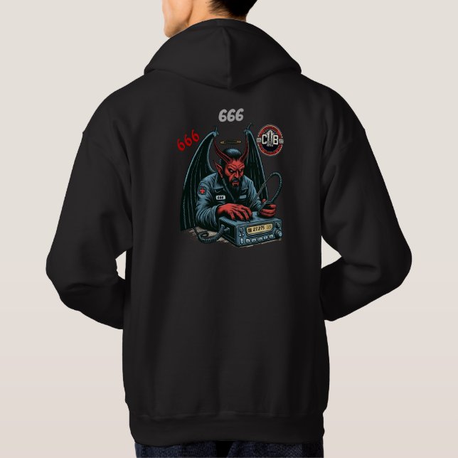 Moletom Trabalho de arte Hoodie 666 (Verso)