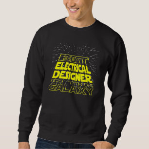 Moletom Trabalho de Galáxia Legal do Designer Elétrico