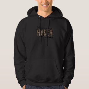 Moletom Trabalho Social Leopard Trabalhador Social Criador