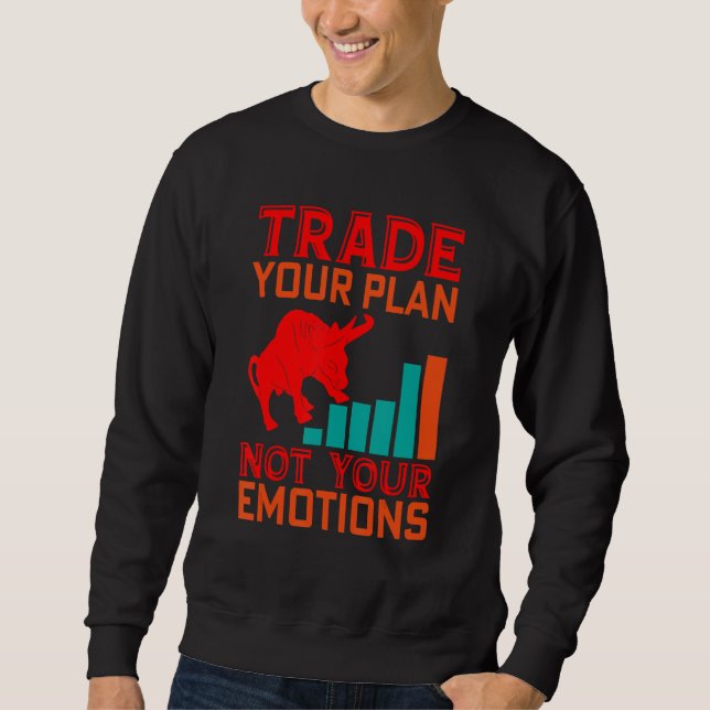 Moletom Trade Your Plan Trader Stock Market Forex Crypto (Frente)