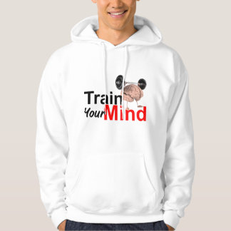 Moletom Train Your Mind Motivational Brain Workout Design