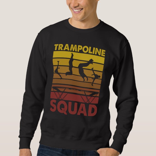 Moletom Trampoline Squad Jumping Trampoline Gymnastics (Frente)