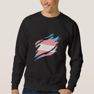 Moletom Transsexual Flag Half Transgender Vintage Flag Tra