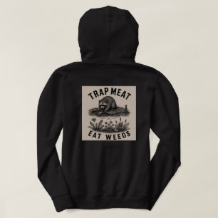 Moletom Trap Meat, Eat Weeds Capuz de Guaxinim
