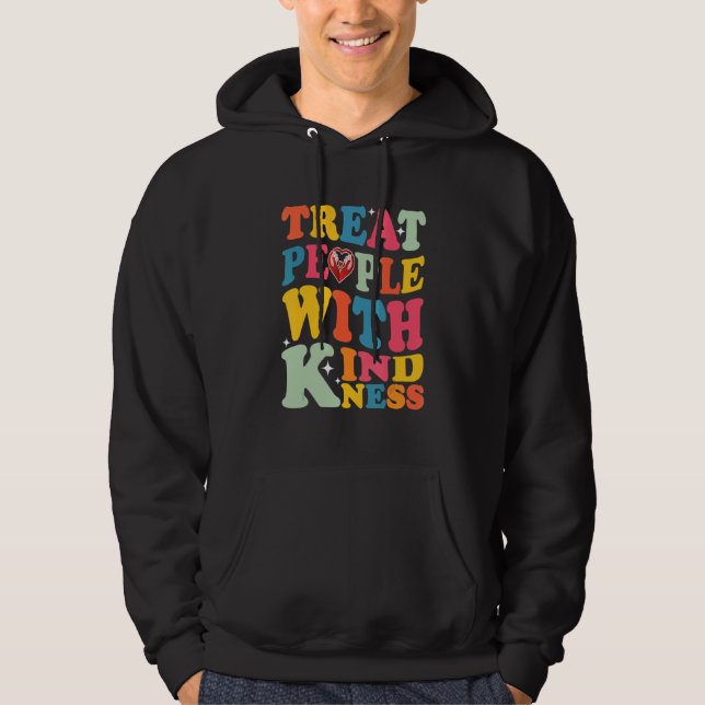 Moletom Trate as Pessoas com Bondade Retro TPWK Inspirador (Frente)