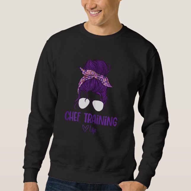 Moletom Treinamento de Chef Feminino Vida, Treinamento de  (Frente)