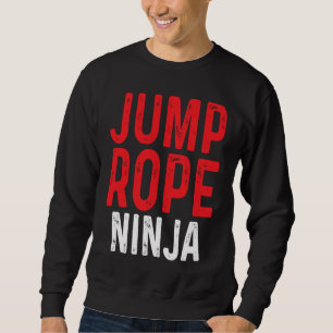 Moletom Treinamento de Corda de Pular Ninja Pulando Saltan