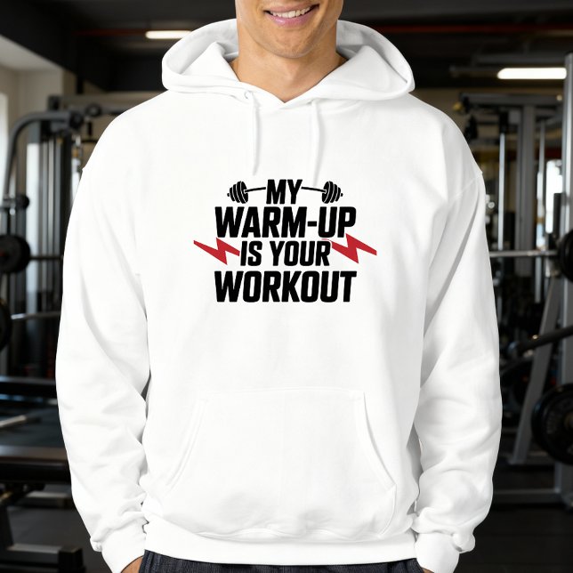 Moletom Treino Motivacional Sarcástico de Levantamento de  (Criador carregado)