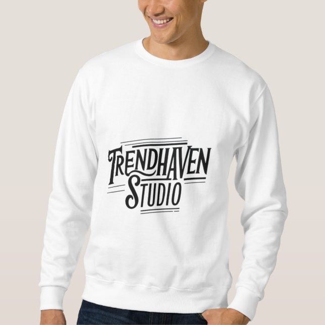 Moletom Trend Haven Studio - Na moda e Teia Gráfica Única (Frente)