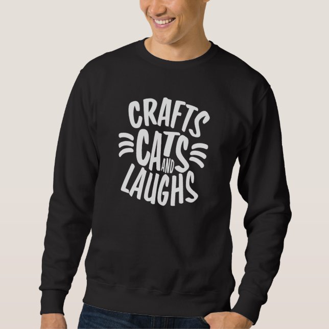 Moletom Trendy Crafts Cats and Laughs Whiskers (Frente)