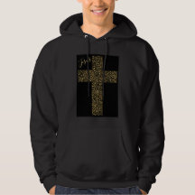 Trendy Jesus Dourado Cross