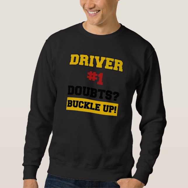 Moletom Trendy Statement Racer Motoring Racing Car Driver (Frente)