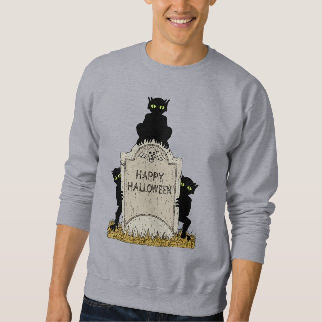 Moletom Três Diabinhos Feliz Halloween (Frente)