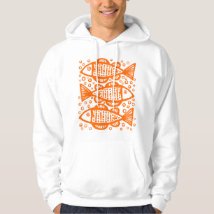 Moletom Três Peixes - Laranja
