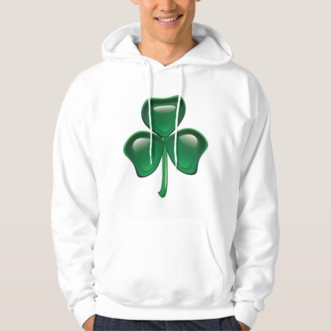 Moletom Trevo de Três Folhas Shamrock Verde (Frente)
