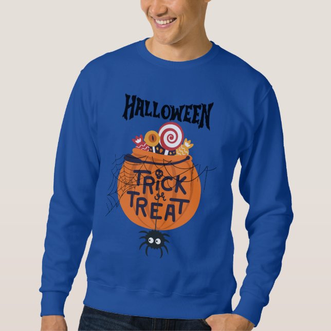 Moletom Trick Or Treat Style Sweatshirt – Halloween Vibes  (Frente)