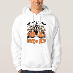 Moletom Trick ou Beer Skeleton Dragons Halloween