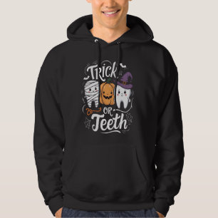 Moletom Trick Ou Teeth Halloween Costumes Assistant Dental