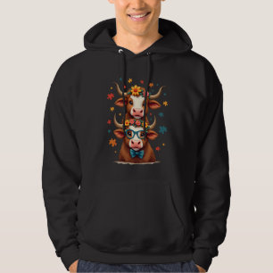 Moletom Trio de Vaca Highland Autismo Vintage Espiando Vac