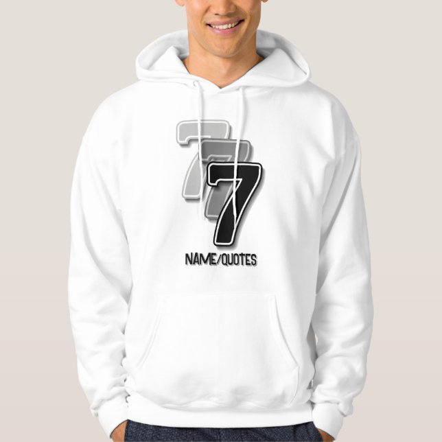 Moletom Triple Seven Graphic – Minimalist Modern Art (Frente)