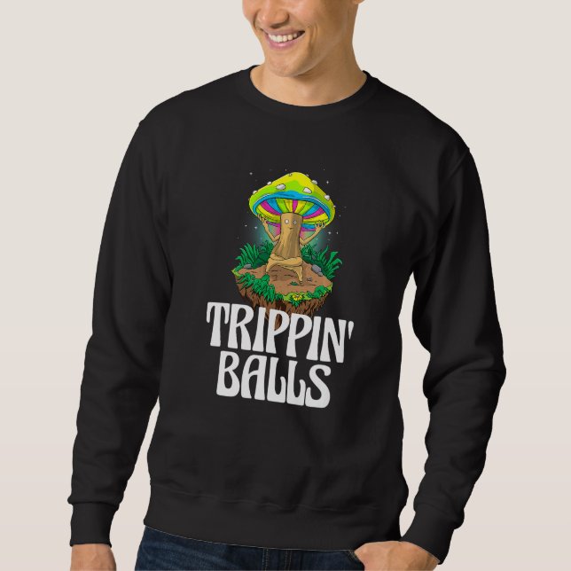 Moletom Trippin Balls Mushroom  Women Magic Psilocybin Mus (Frente)