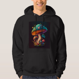 Moletom Trippy Blue Amanita Muscaria cogumelo Hoody