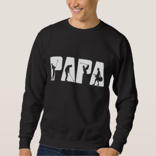 Moletom Trô Golfe Papa Golfer. Presentes De Golfe Para Pai