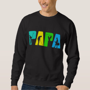 Moletom Trô Golfe Papa Golfer. Presentes De Golfe Para Pai