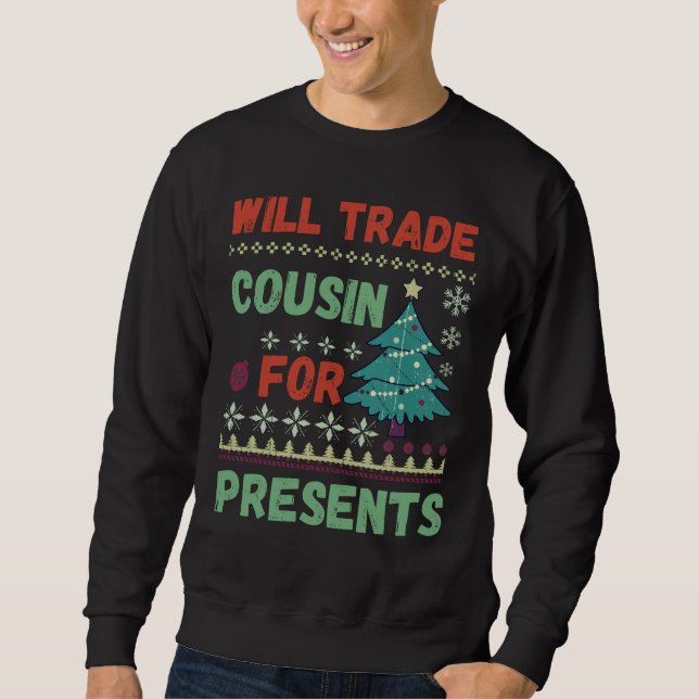 Moletom Trocará primo pelos presentes de doce de natal (Frente)