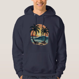 Moletom Tropical Monterey Beach Tattoo Art Design