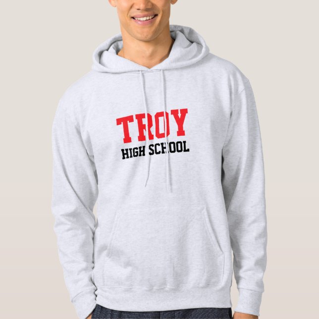 Moletom Troy Segundo grau Hoodie (Frente)