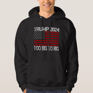 Moletom Trump 2024 Muito Grande Para Aumentar - Eleições 2