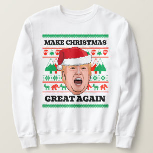 Moletom Trump Christmas Sweater Torne Excelente De Natal N