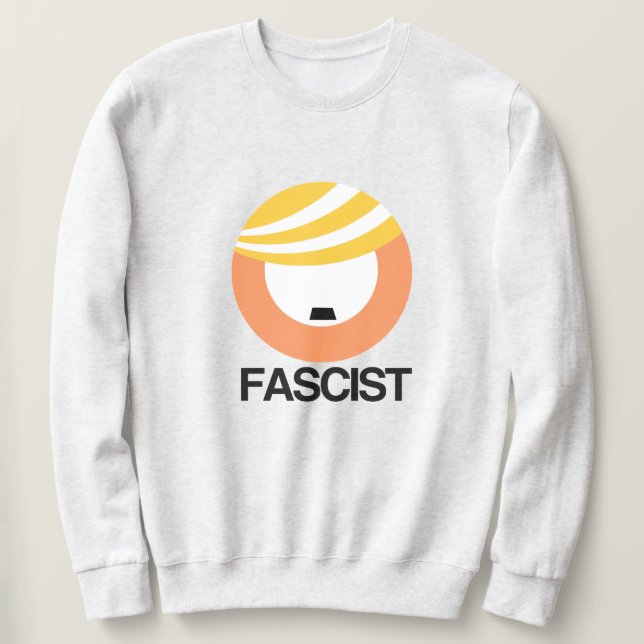 Moletom Trump é fascista (Frente do Design)