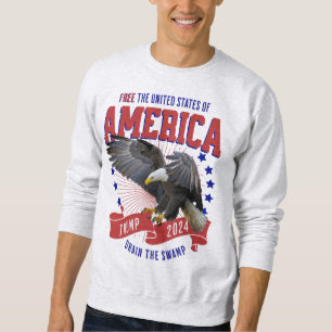 Moletom Trump Eagle 2024 Freedom