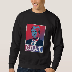 Moletom Trump GOAT Eleição 2024 Republicano Vintage