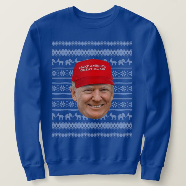 Moletom TRUMP MAGA Natal (Frente do Design)