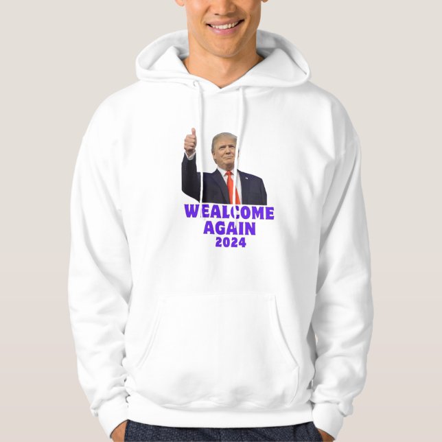 Moletom trump wealcome 2024 (Frente)