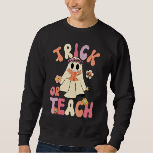 Moletom Truque de Halloween ou guincho retrorreflector