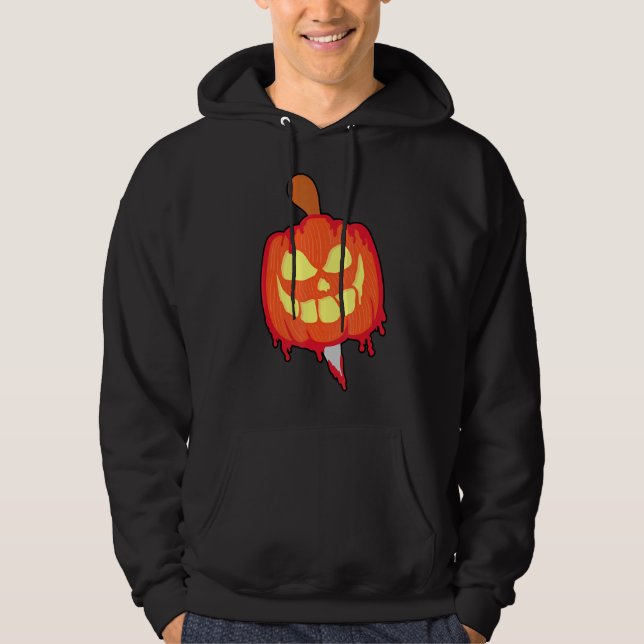 Moletom Truque Ou Tratamentos De Figuras De Halloween De A (Frente)