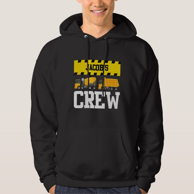 Moletom Truque Personalizado Da Tripulação Da Construção D (Frente)