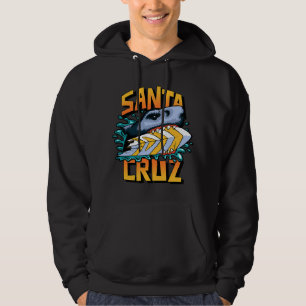 Moletom Tubarão Gráfico de Paraíso Surf Cruz California