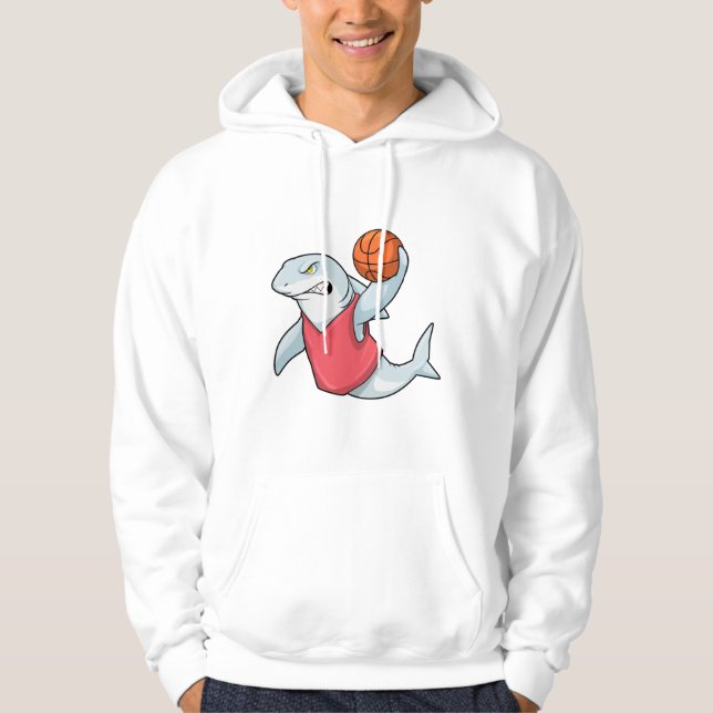 Moletom Tubarão no Esporte com Basquete (Frente)